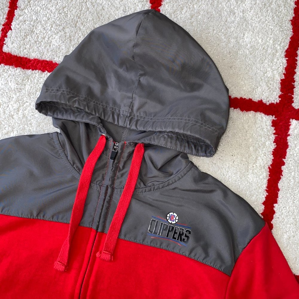 NBA LA Clippers Full Zip Fleece Full Zip Jacket - Picture 2 of 5
